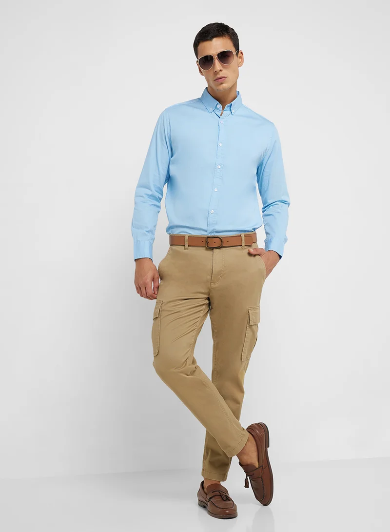Ripples Men's Button down Collar Shirts