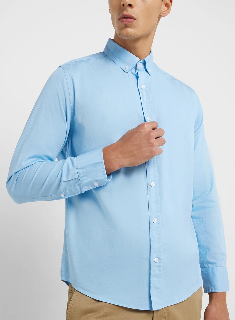 Ripples Men's Button down Collar Shirts