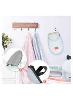 XiuWoo 【2 Style】Round ironing board holder, 8.58 x 5.7 1.1 in, Pointed 9.8 5.9 in; The pointed small iron is applied to collar and sleeves, while the round  - Image 3