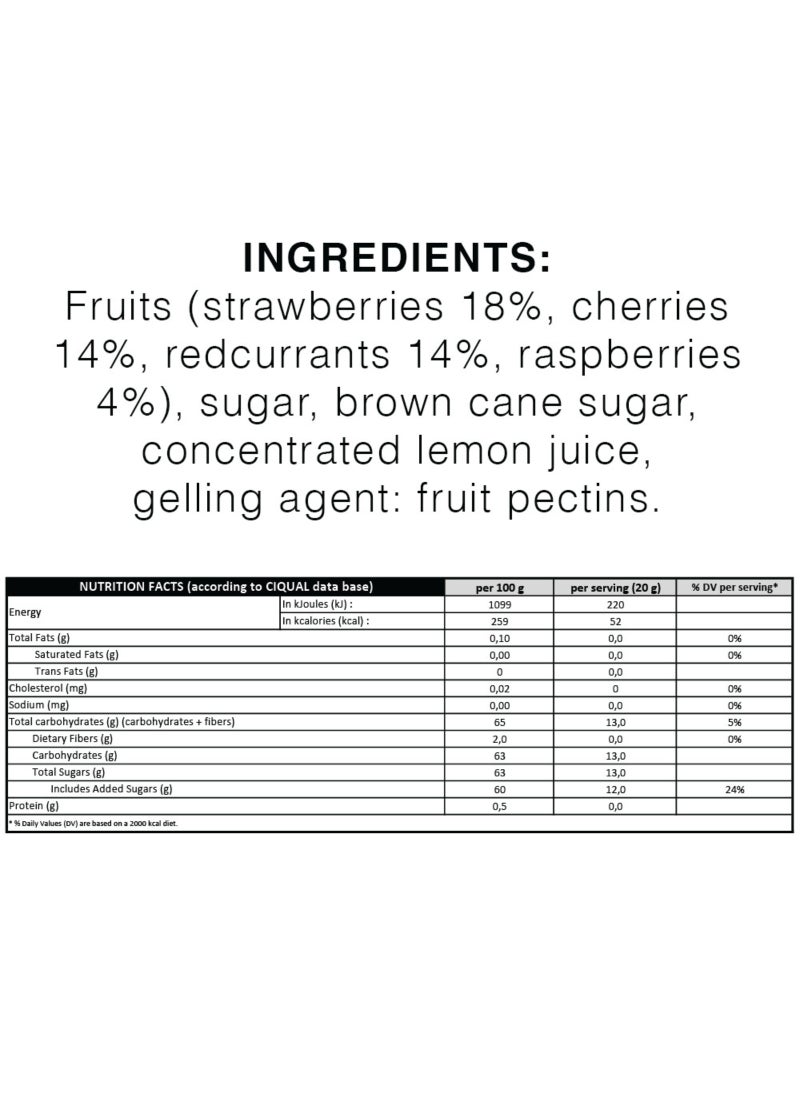 Bonne Maman مربى أربعة فواكه - Image 3