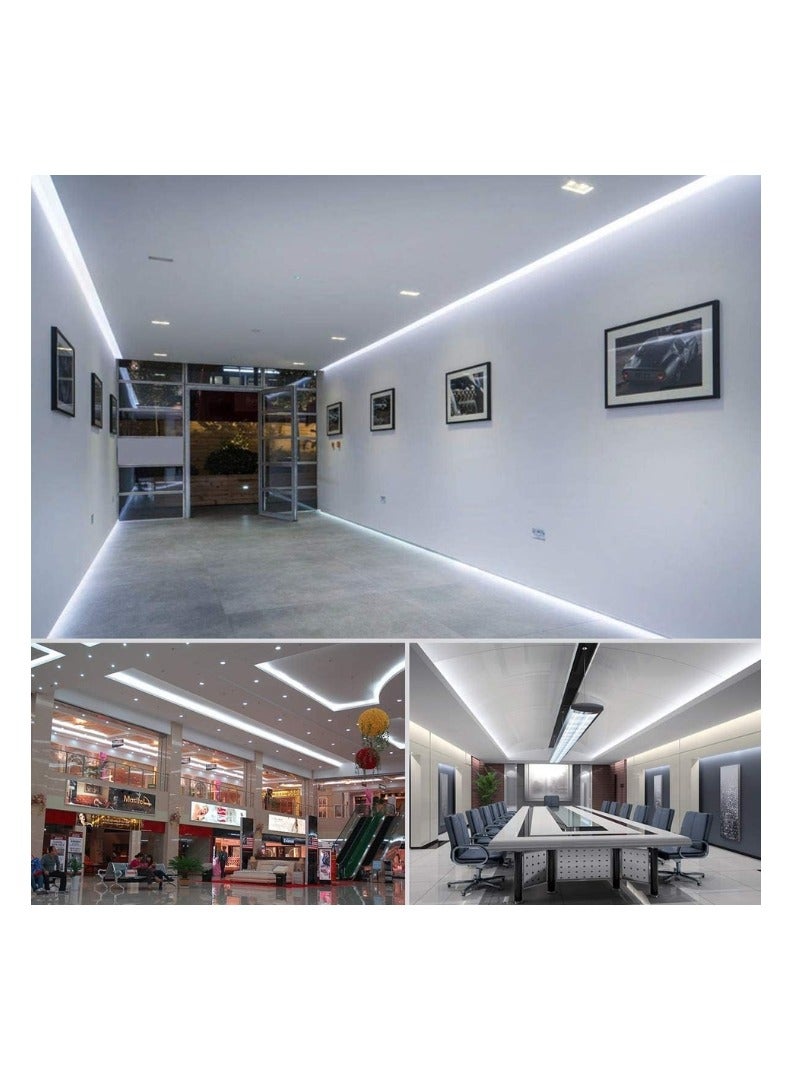 KNP Warm White 4000K LED Strip Light in a 50 Meter Reel is a Versatile and Energy Efficient Lighting Solution Designed to Provide a Warm Inviting Glow for Various Applications. length is ideal for projects requiring extensive, energy-efficient lighting with a warm and welcoming tone. - Image 2