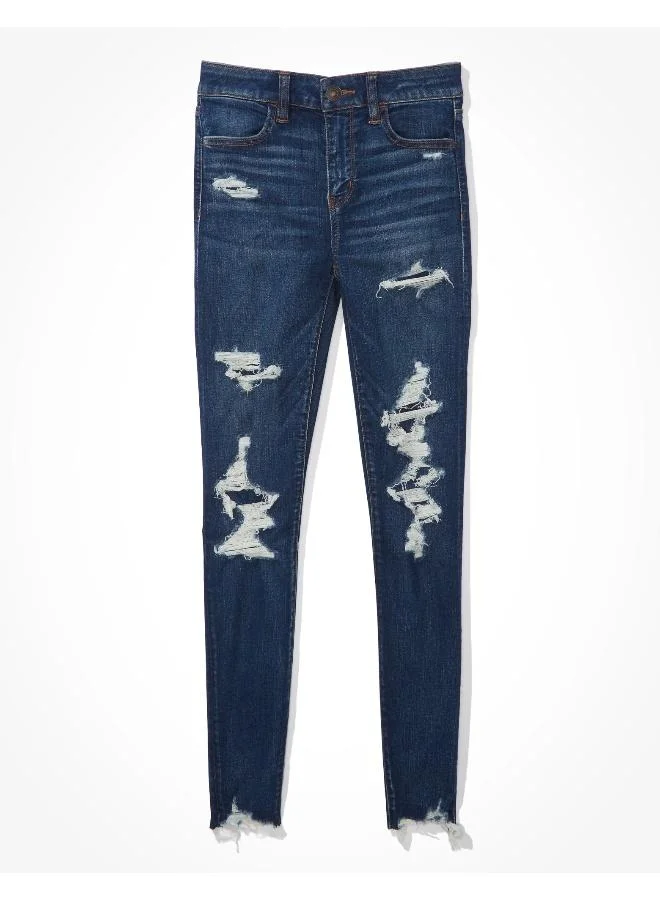 American Eagle AE Ne(x)t Level Patched High-Waisted Jegging
