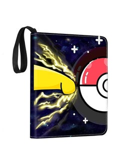 Filly Card Holder Binder Carrying Case for Pokemon Cards Portable Trading Cards Holder Collector Album holder holds 400 Cards with 50 Removable Sheets and 4 Pockets  - Image 2