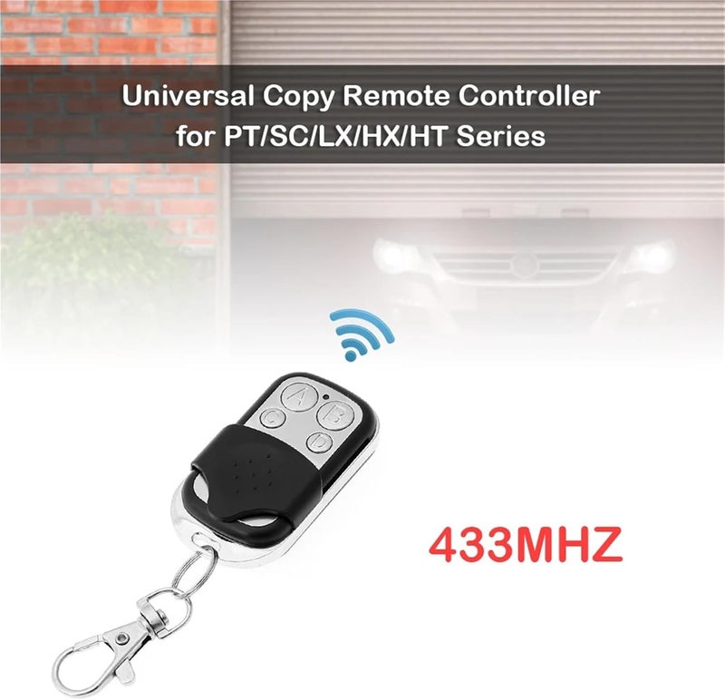 Garage Door Remote, 5-20PC Door Remote Control 433Mhz 4 Channel Use Fixed Code Rolling Key Chains Car Home and Garage Duplicator(20PCS) - Image 3
