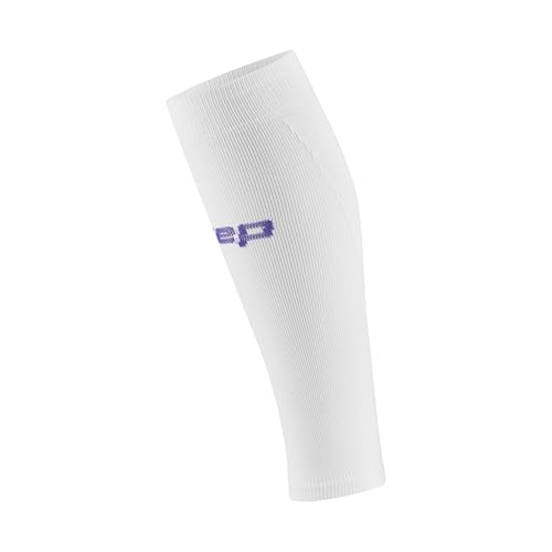CEP Core Run Ultralight Calf Sleeves, White, Men, III - Image 1