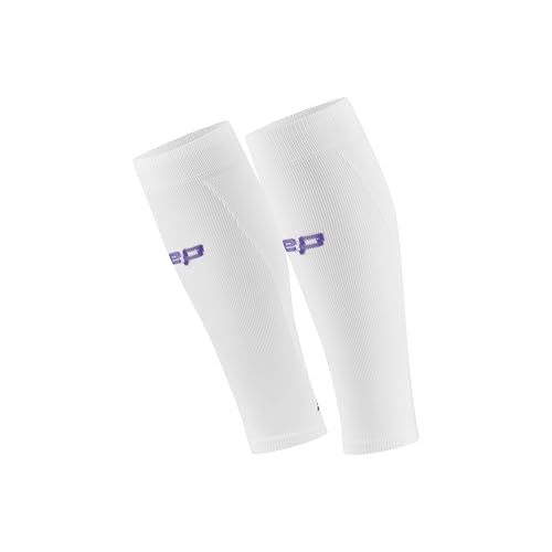 CEP Core Run Ultralight Calf Sleeves, White, Men, III - Image 3