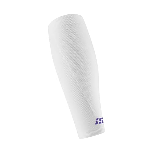 CEP Core Run Ultralight Calf Sleeves, White, Men, III - Image 2