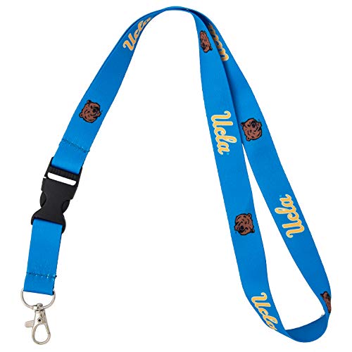Desert Cactus University of California Los Angeles Lanyard UCLA Bruins Car Keys ID Badge Holder Keychain Detachable Breakaway Snap Buckle (Blue) - Image 5