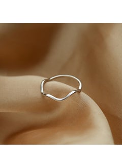 S925 Sterling Silver Gold-Plated Minimalist RingWhite gold ring White gold ring