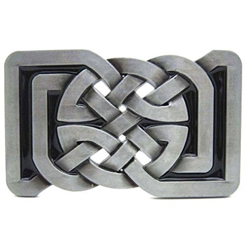 MASOP VOGU MASOP Square Keltic Celtic Knot Belts Buckle Rectangle Vintage Medieval Gifts - Image 4