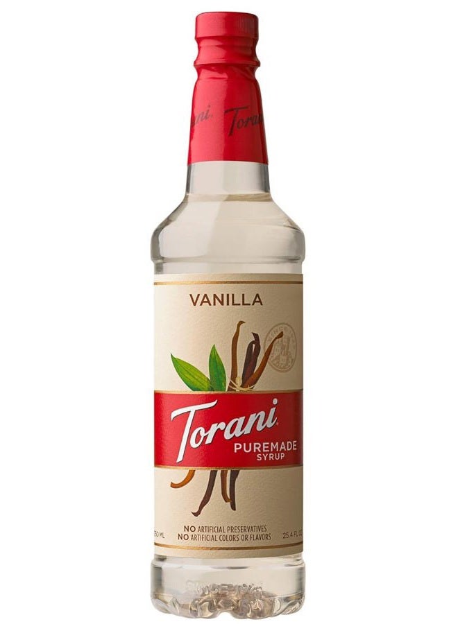 Torani Vanilla Syrup (750ml) - Image 1