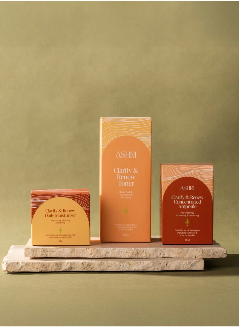 Ashri Skin Clarify & Renew Trio