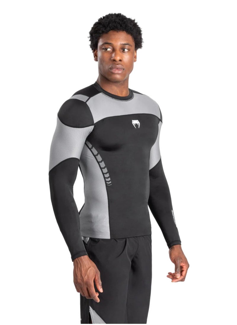 VENUM - VENUM TEMPEST RASHGUARDS LONG SLEEVES BLACK/GREY - Image 1