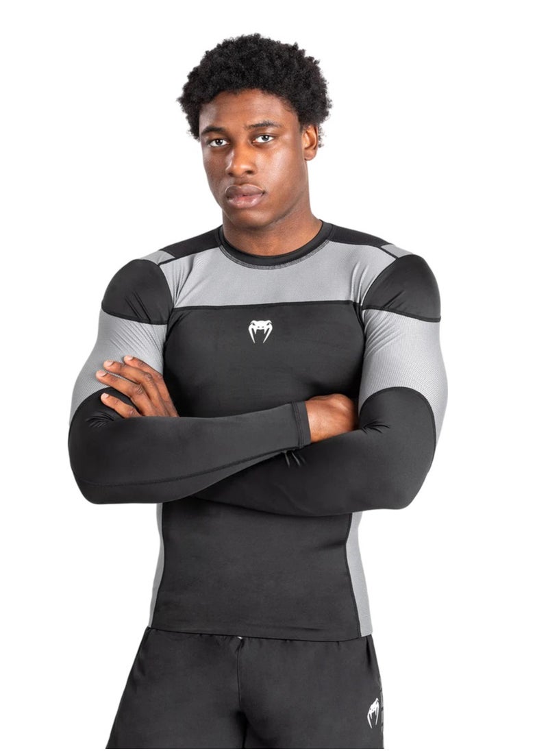 VENUM - VENUM TEMPEST RASHGUARDS LONG SLEEVES BLACK/GREY - Image 1