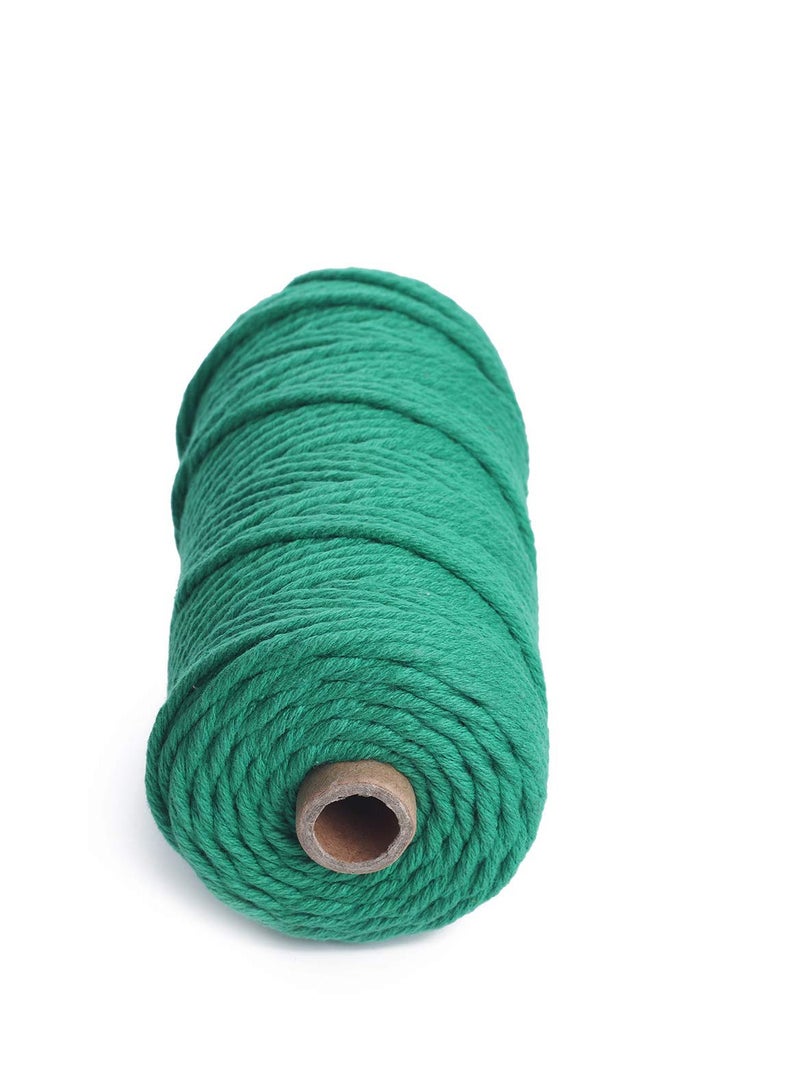 Zikra Natural Macrame Cotton Cord 3mm x 109 Yards Twine String Cord Colored Cotton Rope Craft Cord Macrame Rope for DIY Crafts Knitting Plant Hangers