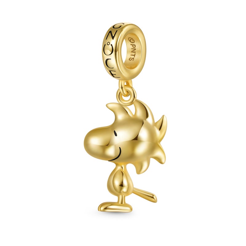 GNOCE Peanuts Snoopy Pendant Dangle Charm for Women, S925 Sterling Silver Dangle Charms for Women Wife, Valentineâ€˜s Day, Motherâ€™s Day Jewelry (Woodstock) - Image 1