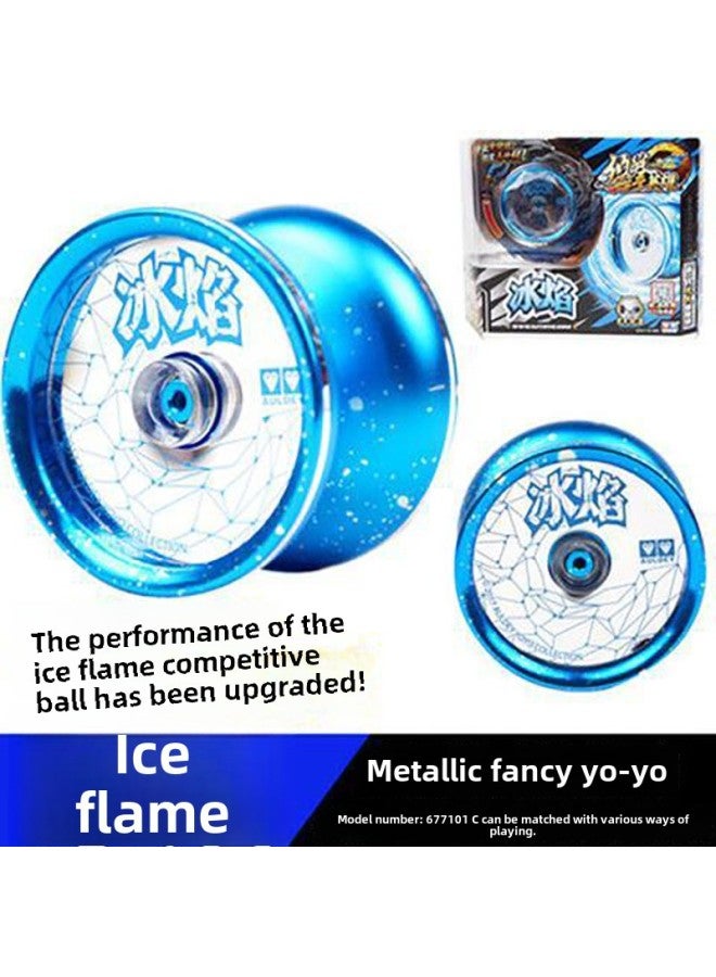 Odi Double Diamond Fire Less King Yo-Yo Ball Swordsman Purple Firefox Xuan Magic Ice Flame Black Sword Holy Ring Toy-Color:Tianma Magic V Pink - Image 4