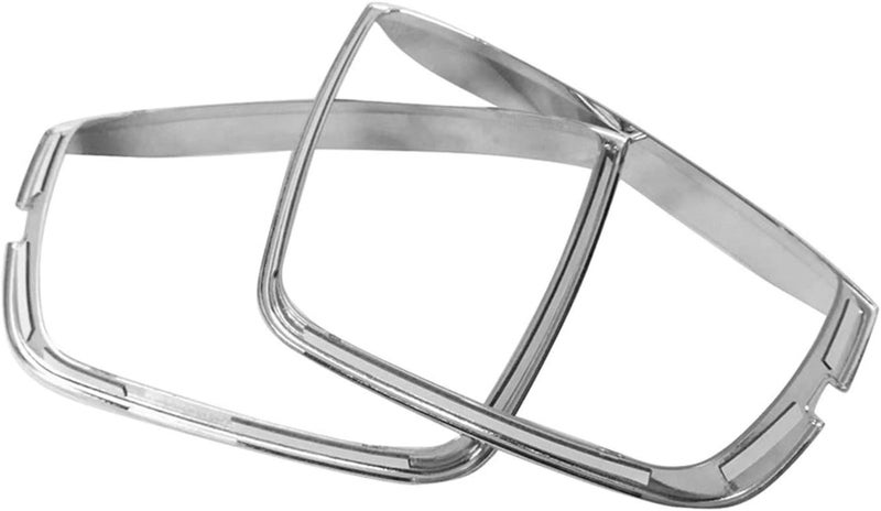 Vuzmode Chrome Rearview Mirror Eyebrow Covers for Skoda Karoq - Image 2