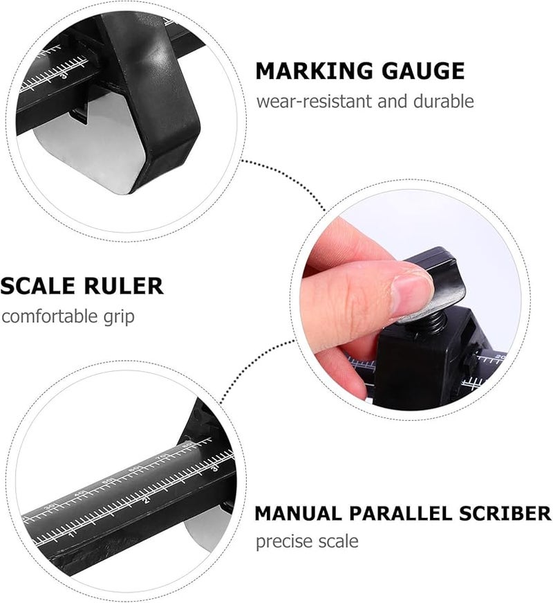 Adjustable Woodworking Marking Gauge with Hardened Steel Spur for Mortise Layout - Image 3