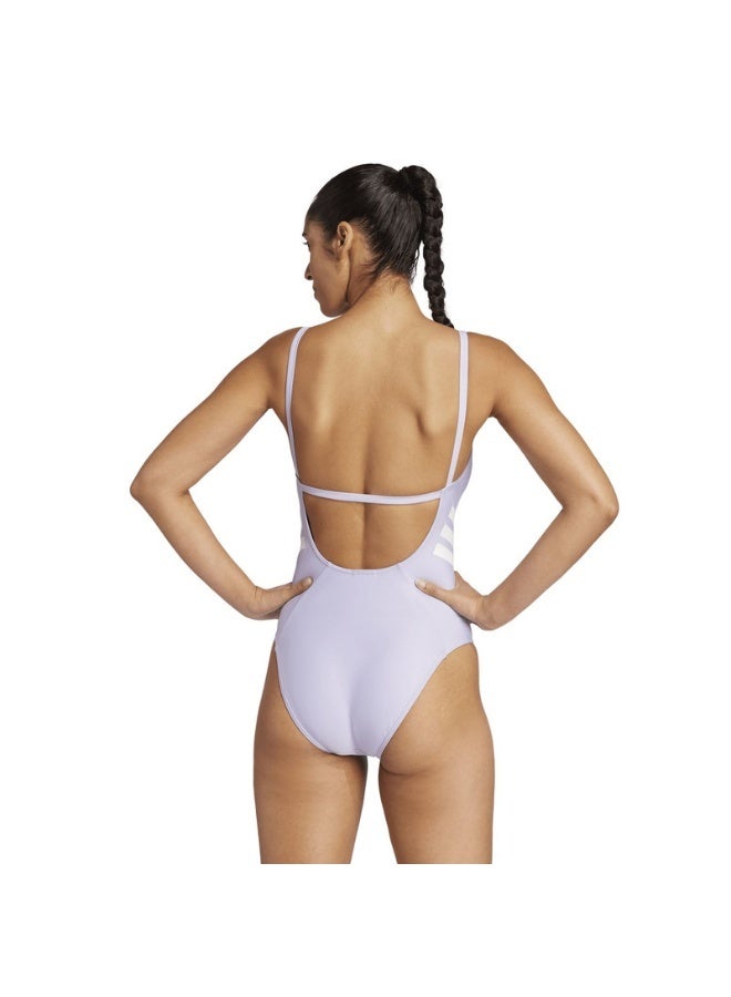 Adidas 3 stripes u-back women swimsuit - Image 1