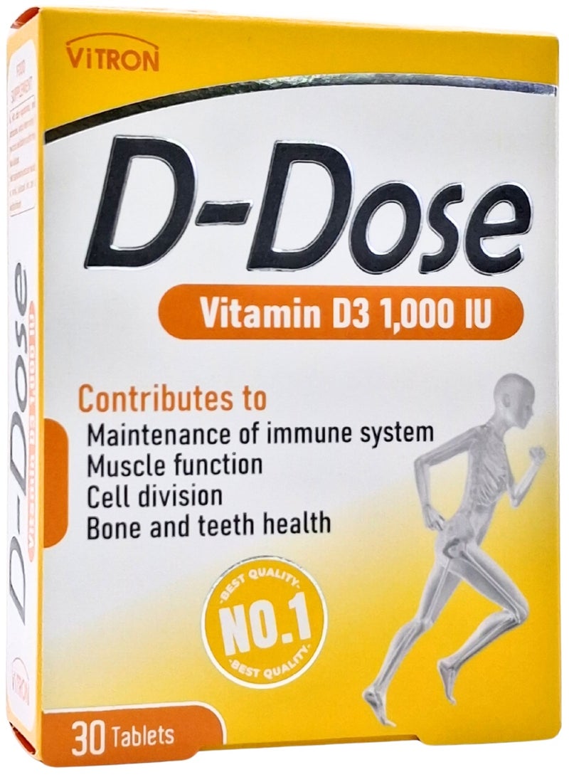 D-Dose Vitamin D3 1000 Iu 30Tablets