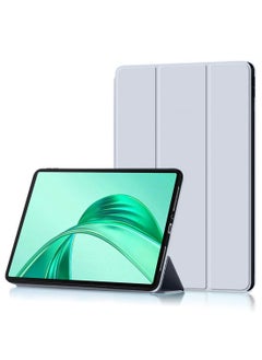 Techie Honor Pad X8a 11 Inch 2024 Smart Folio Flip Trifold Back Case with Auto Wake/Sleep Function Cover - Grey  - Image 5