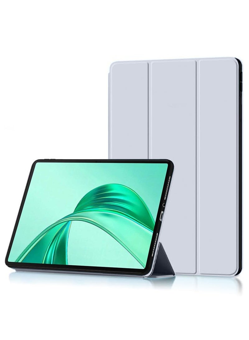 Techie Honor Pad X8a 11 Inch 2024 Smart Folio Flip Trifold Back Case with Auto Wake/Sleep Function Cover - Grey  - Image 5
