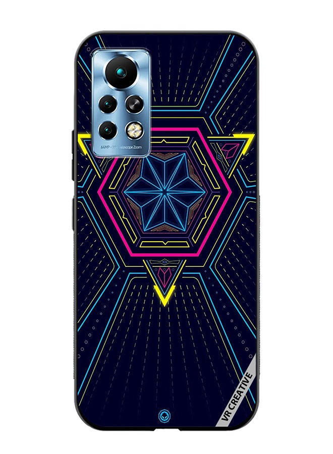 VR CREATIVE Protective Case Cover For Infinix Note 11 Pro Abstract Design Multicolour - Image 1
