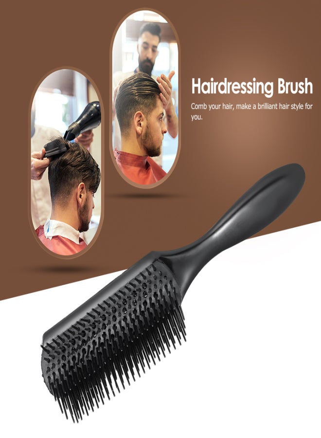 1pc Hair Comb Cushion Brush Anti-static Hairbrush 9 Rows Plastic Dentangling Hairdressing Scalp Massage - Image 2