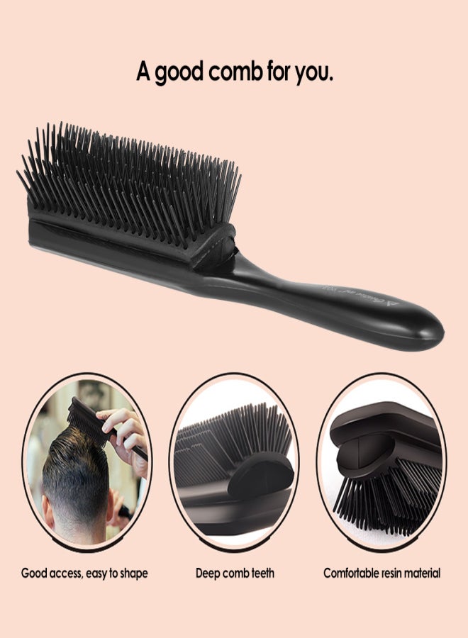1pc Hair Comb Cushion Brush Anti-static Hairbrush 9 Rows Plastic Dentangling Hairdressing Scalp Massage - Image 4