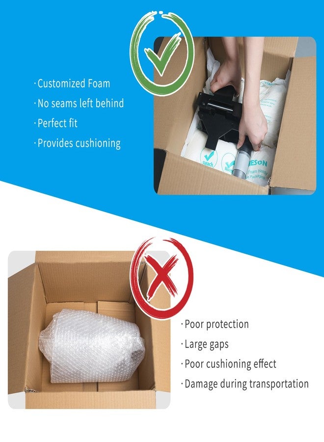 PAPEREZ Expanding Foam Bag Quick 14"x16" for Shipping 8 Pack Faster Foaming Better Shaping Handy Foam Room Temperature Packaging Bag #10 (8 PACK) - Image 3