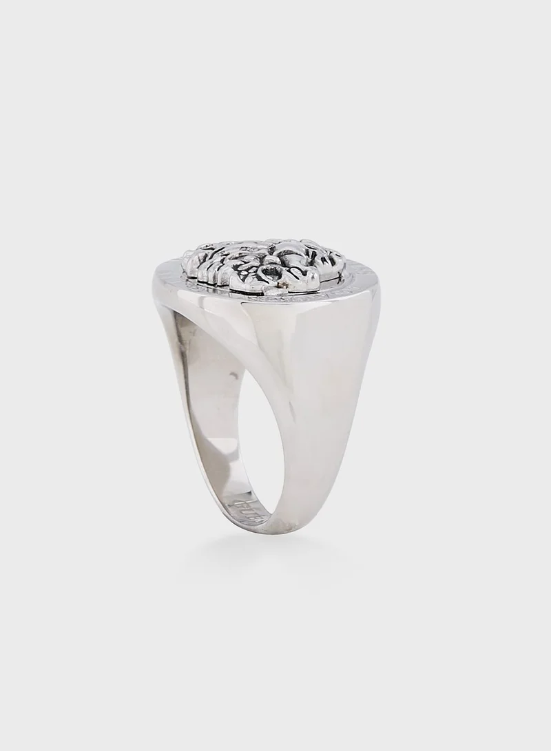 GUESS Jumr03014Jwst64 Lion Coin Ring