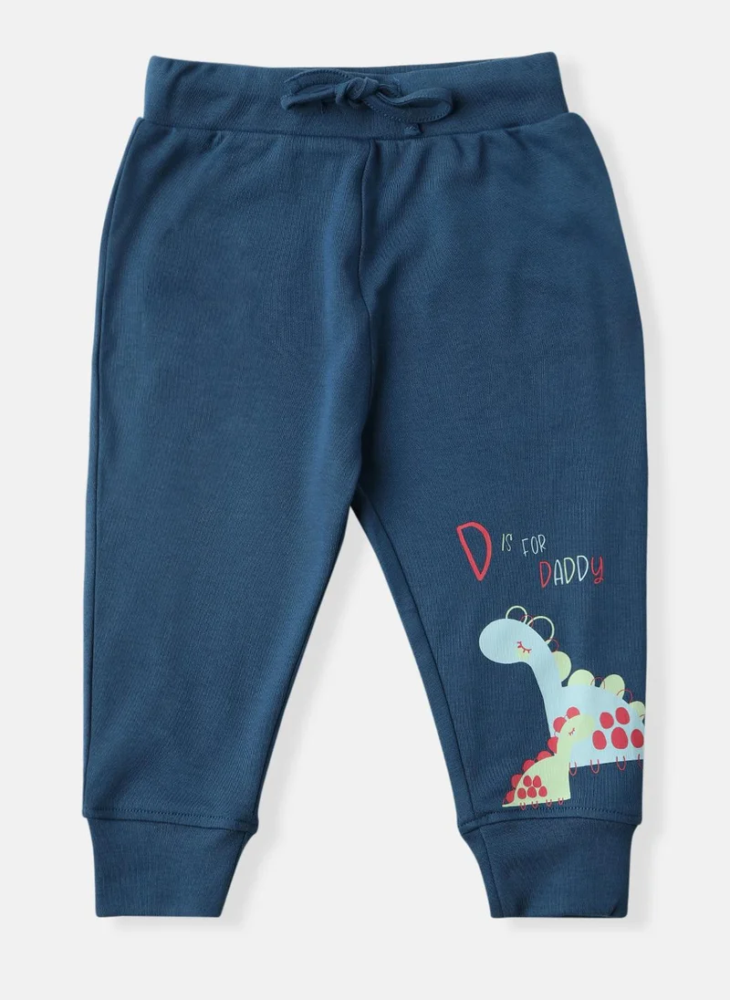 نوتيناتي Nautinati Infants' Cotton Graphic Printed Jogger Style Track Pants