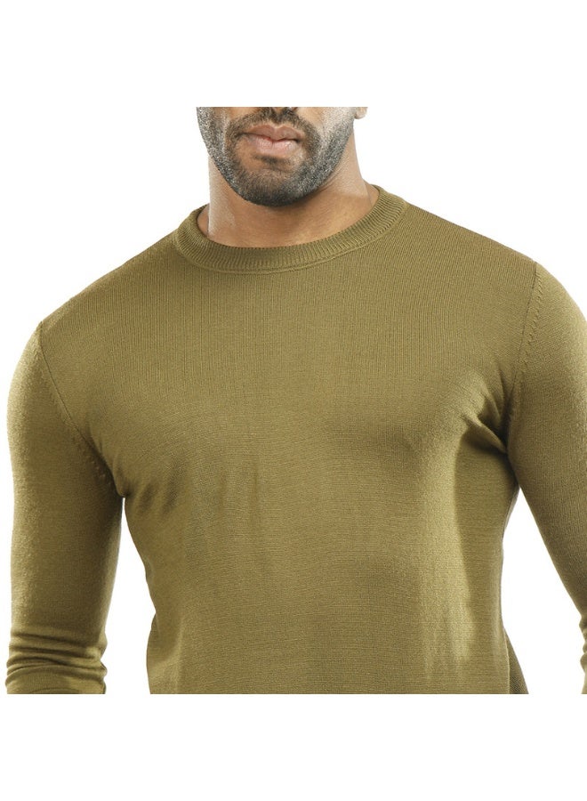 كوب كنزة كاجوال رجالي بأكمام طويلة - Image 3