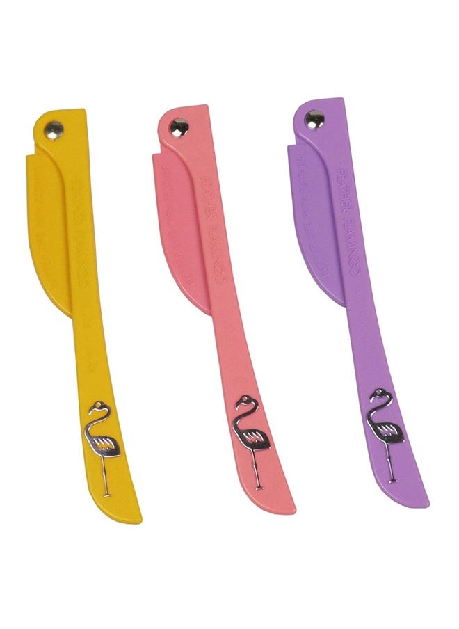 Tri-cut touch razor in beautiful yellow/pink/purple colours - pzsku/Z6641102E3666FC0E7E5BZ/45/_/1702017410/35b074ce-87d2-47c5-b4af-cc217a613b94