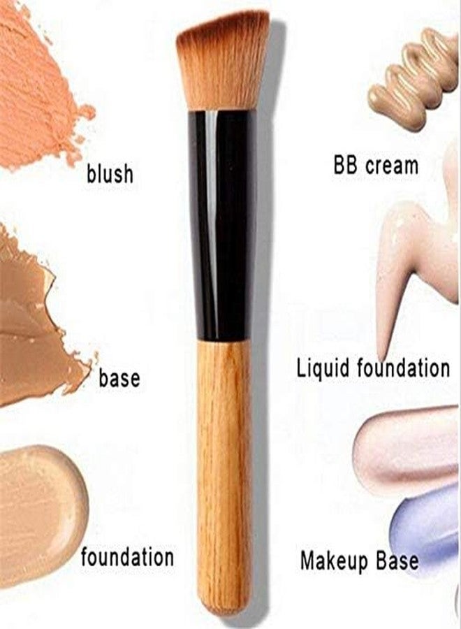 Brain Freezer Foundation Brush, Face Powder, Blush,Eyeshadow Brush, Makeup Brush with Beauty Blender for Liquid Foundation (Pink) - Image 5
