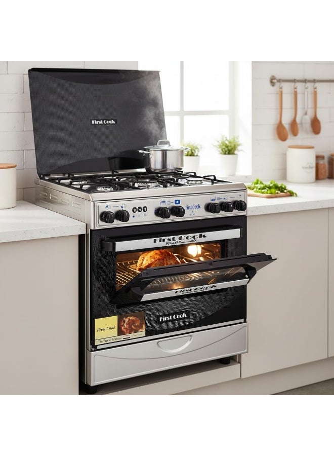 First Cook Silver Cooker 5 Burners - Image 3