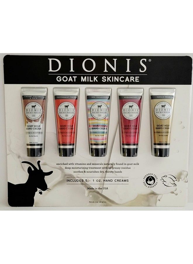 Dionis Goat Milk Hand Cream 1.0 Oz 5Pack - Image 2
