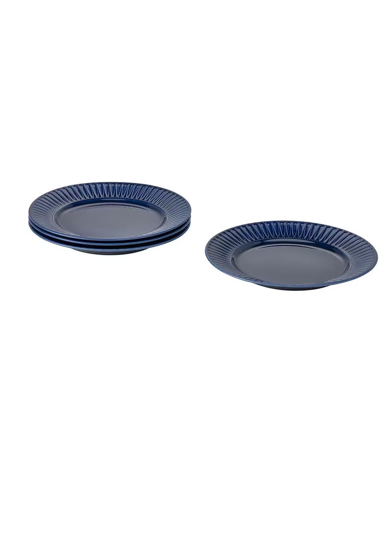 Plate, earthenware blue27 cm - Image 2