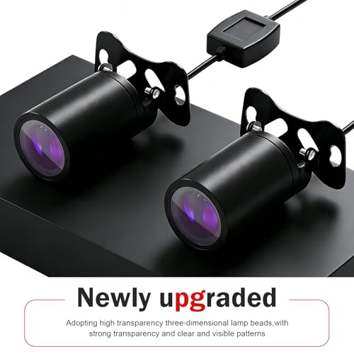 Qurbuns 2 PCS Motorcycle Projector Lights, Angel Wing Led Underglow Kit, Night High-Visibility Motorcycle Shadow Light Accessories, Universal for Most Motorcycles (White) - Image 3