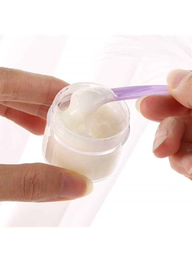 BTYMS 200 Pcs Disposable Mini Cosmetic Spatula Multi Colored Mask Spatula Plastic Waxing Spatulas Mask Scoops for Mixing and Sampling - Image 3