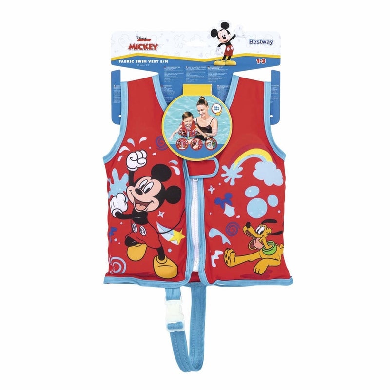 Bestway - Disney Junior Swim Safe ABC Life Jacket level B Mickey & Friends - 9101D - Image 1