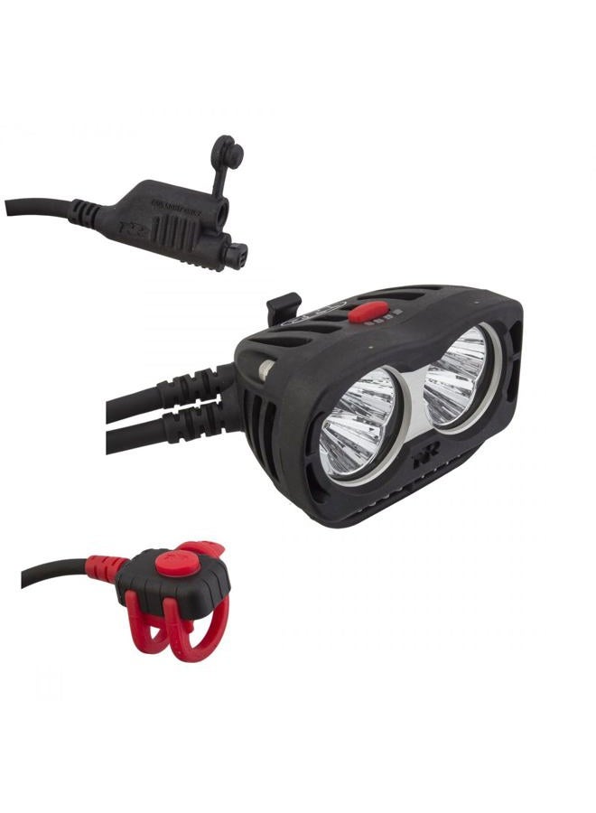 Pro 4200 Enduro Remote High Performance MTB Race Dual Head Bike Light, 4200 Lumens. Excellent Off-Road MTB Beam Pattern. 6806