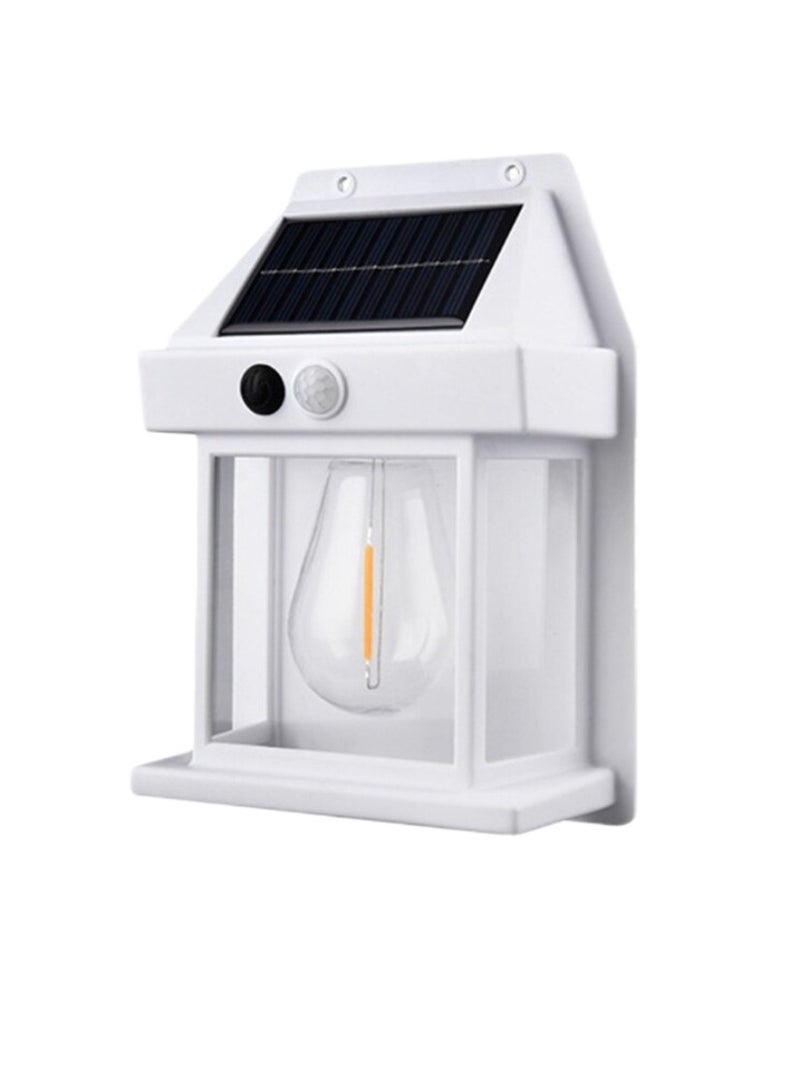 Yuwell Pack Of 4 Pcs Solar Outdoor Light Solar Motion Sensor Security Lights With 3 Lighting Modes Wireless Solar Wall Lights Waterproof Solar Light Bulb Lights For Garden Home And Garage Use White - Image 2