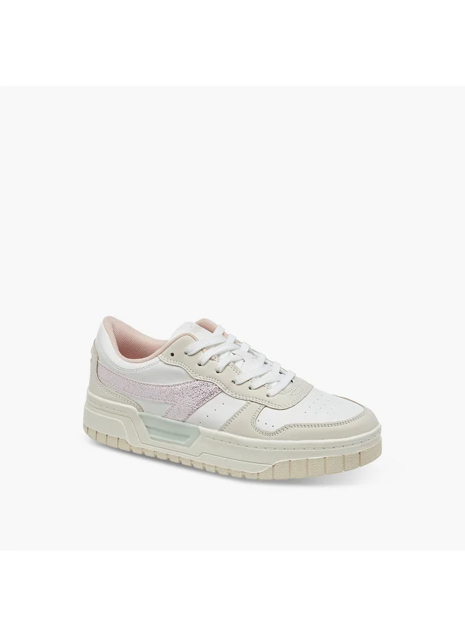 MISSY Women's Panelled Lace-Up Sneakers