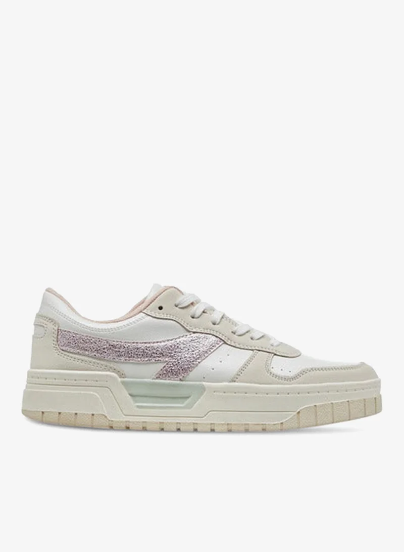 MISSY Women's Panelled Lace-Up Sneakers