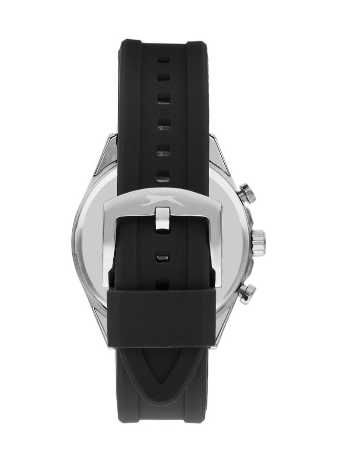 Slazenger Men's Multi Function Display Watch With Black Silicone Strap - SL.9.2247.2.03  - Image 3