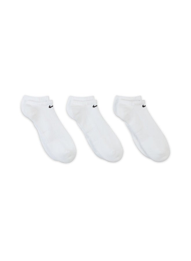 Nike Unisex Nike Everyday Cushioned No-Show Socks — 3-Pack - Image 4