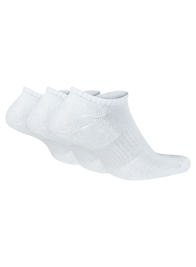 Nike Unisex Nike Everyday Cushioned No-Show Socks — 3-Pack - Image 1