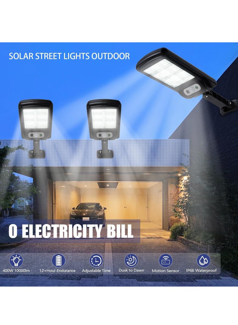 يلا جوي أدى أضواء الشارع الشمسية في الهواء الطلق ، 120 أدى أضواء ، التحكم عن بعد لاسلكي IP65 استشعار الحركة الأمن ضوء الجدار مع 3 أوضاع للحديقة ، الشارع ، سطح السفينة ، الفناء ، المرآب ، الفناء - Image 4